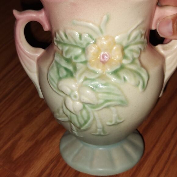 Vintage hull pottery vase wildflower w-4 6 1/2 - Picture 5 of 8